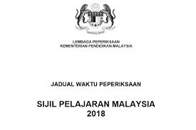 To connect with sijil pelajaran, sign up for facebook today. Jadual Waktu Spm 2018 Sumber Pendidikan