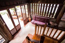 แบบบ าน 2 ช น ก งไม ก งป นเปล อย เท ๆ สไตล ไทยผสมผสานสไตล ลอฟท ออกแบบบ าน บ านหล งเล ก บ าน