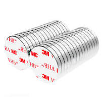 1/2 x 1/16 Inch Neodymium Rare Earth Craft Disc Magnets N52 with 3M  Self-Adhesive (30 Pack)