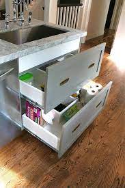 Knape & vogt 3 in. Design Dump Drawers Under The Kitchen Sink Kitchen Sink Storage Kitchen Remodel Kitchen Design