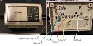 Again referring to the honeywell thermostat ct31a1003 wiring diagram, you can see it requires only two wires, r and w. Old Honeywell Thermostat Wiring Diagram 1983 Ford Ranger Fuse Box Yangfamilytaichi It