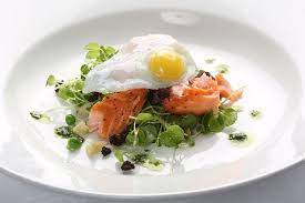 You should end up with four crepes from the batter. Smoked Salmon Watercress And Black Pudding Salad Smoked Salmon Black Pudding Salad Recipes