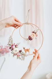 Home decoration ideas for engagement. Dreamy Boho Wall Decorations For The Kids Room Diy Wedding Decorations Dried Flowers Girls Room Wall Decor