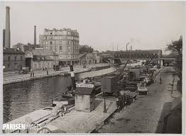 Quai De L Oise Et Canal De L Ourcq Vue Prise Du Quai De La Marne Vers Le Nord Paris Xixeme Arr 30 Septembre 1916 Photographie De Paris Quai Vieux Paris