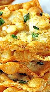Shrimp Wonton Chips Wonton Recipes Shrimp Wonton Cooking Recipes