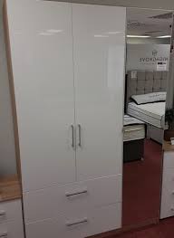 Choose a combination of single and double cupboards and/or drawer units to fit your chosen width. Moritz 3 Door Combination Wardrobe Br B 489 00 B Fitted Look Wardrobes Westbridge Furniture