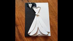 Wedding or special occasion elegant handmade card. Diy 2 Cute And Easy Wedding Cards Handmade Wedding Cards Ideas Easy Craft Ideas Ú©Ø§Ø±Øª Ø¹Ø±ÙˆØ³ÛŒ Ø²ÛŒØ¨Ø§ Youtube