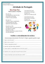 Maybe you would like to learn more about one of these? Era Uma Vez De Sandy Junior E Toquinho Analise E Entendimento Da Portuguese Lessons Education Messages