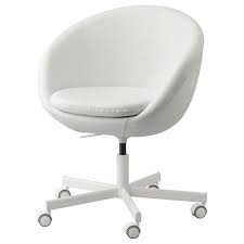 Loberget Blyskar Swivel Chair White Ikea In 2020 Desk Chair Comfortable Desk Chair Comfy Home Office Chairs