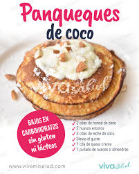 Panqueques De Coco Low Carb Sin Gluten Ni Lacteos Recetas Con Harina De Coco Receta De Panqueque Panqueques Saludables