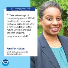 Congrats to the five NOAA women who were recognized at the annual Women of  Color in Technology STEM Conference. Get to know these women as they share  their paths to a career