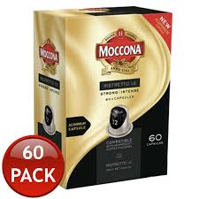 Made from the finest 100% arabica beans in a recyclable aluminium capsule to maintain freshness. 60 X Capsules Moccona Coffee Espresso Pod Nespresso Compatible Ristretto 12