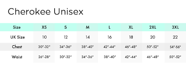 Size Guide Dental Uniforms Healthcare Uniforms Medical