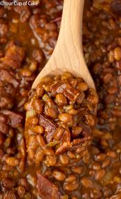 Boston baked beans, one of the most famous of many versions of baked beans to come out of new england, stars very few ingredients, the main ones being no more than beans, molasses, and salt pork. Easy Ultimate Baked Beans Your Cup Of Cake