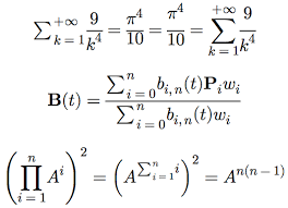 These may not look good on screen, but they look just perfect when printed. Improvements In Mathml Rendering Webkit