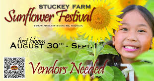 Vendors needed for Sunflower Festival and Christmas Market