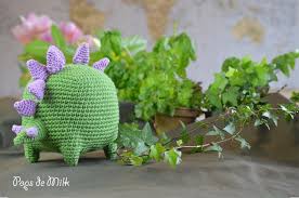 Stuart The Crochet Stegosaurus Pops De Milk