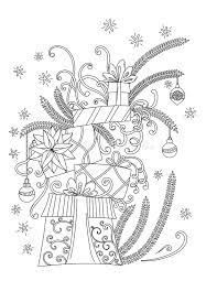These alphabet coloring sheets will help little ones identify uppercase and lowercase versions of each letter. Christmas Coloring Page Stock Vector Illustration Of Stylized 129061262