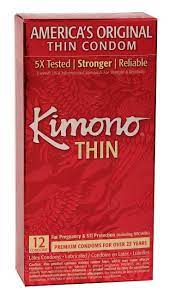 Kimono Thin Condoms I Snug Fit I 5x Tested, Stronger, Reliable I Up to 20%  Thinner Than Regular Condoms I Made with Premium Natural Latex I 12 Count :  Amazon.ca: Health &