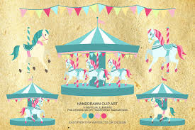 Stickman kids indoor merry go round illustration #1613515 by bnp design studio. Carousel Clip Art Merry Go Round Clip Art Art Carnival Design