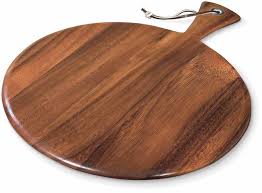Large Round 40cm Serving And Pizza Paddle Board Hardtofind Wood Rounds Wooden Serving Boards Wood