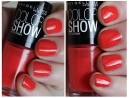 Maybelline deep red nail polish. Maybelline Color Show Nail Polishes Photos Swatches Lovely Girlie Bits