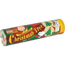 Christmas tree shape sugar cookies, 24 count: Pillsbury Charlie Brown Cookies Sugar Christmas Tree Shape Refrigerated Dough Foodtown
