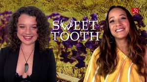 And get rid of a few corporate criminals in the process. Stefania Lavie Owen Dania Ramirez Sweet Tooth Interview Netflix Youtube