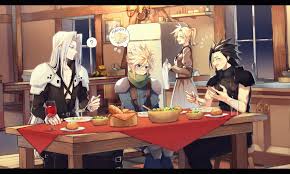cloud strife, sephiroth, zack fair, and claudia strife (final fantasy and 2  more) drawn by shi3ashi3a | Danbooru