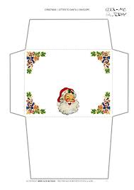 Vintage Envelope To Santa Template 11