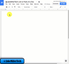 In addition to making your document more appealing, formatted textcan draw a reader's attention to specific parts of the document and help communicate your message. 5 Ways To Link To Parts Of Google Docs Jake Miller