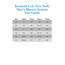 Mens Sport Coat Size Chart Jacketin