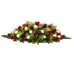 Mission viejo, ladera ranch, coto de caza florist same day delivery best price flowers. Funeral Casket Flowers Red And White Roses