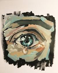 Florence Lee Co Crying Eye Study Eye Painting Crying Eyes Eye Drawing