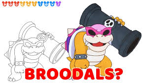 Check out amazing larry_koopa artwork on deviantart. Speed Drawing Super Mario Odyssey Rango Of Broodals Drawing Coloring Pages Videos For Kids By Kids Drawing Dogcattoys