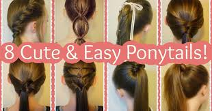 So get inspired by the cutest hairstyles for school. 8 Cute Ponytail Hairstyles For Summer Hairstyles For Girls Princess Hairstyles