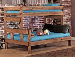 Rustic bunk beds twin over full. Rustic Stackable Twin Over Full Bunk Bed Rent 1st