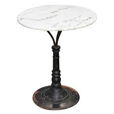 French Belle Epoque Cast Iron Bistro Table With Marble Top From A Unique Collection Of Antiq Outdoor Patio Furniture Sets Bar Table And Stools Pub Table Sets