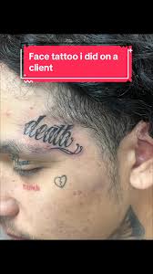 Face tattoo i made