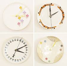 Uhr Aus Teller Diy Wanduhren Porzellan Diy Uhr