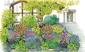 Zum Nachpflanzen Blutenfulle Fur Den Vorgarten Vorgarten Garten Vorgarten Pflanzideen