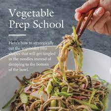 Our Chilled Soba Noodles Are Packed With Refreshing Veggies Tap Through To See The Keys To Prepping Each Component R Healthy Recipes Food Science Quick Meals