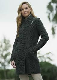 Missoni's coat is perfect for those transitional days. Cable Knit Sweater Coat Cable Knit Side Zip Coat