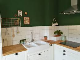 Meinekuche Kitchen Green Ikea In 2020 Wandfarbe Kuche Wandfarbe Grun Kuche Grun