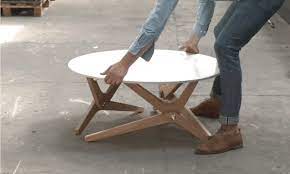 boulon blanc transformable table cool material coffee table to dining table transforming furniture convertible coffee table