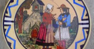 Rare Quimper Platter From Paul Fouillen Www Countryfrenchpottery Com Quimper Bretagne Bigouden