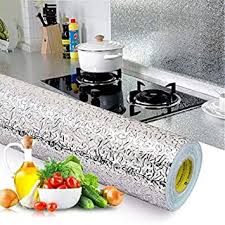 Customized kitchens dubai abu dhabi across uae. Nasmodo Aluminium Oil Proof Waterproof Wall Protector Heat Resistant Self Adhesive Foil Sticker For Kitchen Cabinet Stove Cabinet Kitchen Backsplash 40cm X 1m Amazon In