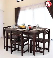 Lorraine callahan table & chairs 05. Compact Rectangular Dining Table Set Online Furniture Store India