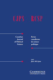 Check spelling or type a new query. Canadian Journal Of Political Science Revue Canadienne De Science Politique Cambridge Core