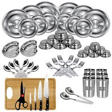 Maybe you would like to learn more about one of these? Buy 50 Pcs Stainless Steel Dinner Set Knife Set Chopping Board Online At Best Price In India On Naaptol Com
